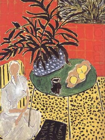 Henri Matisse Black Fern (mk35) china oil painting image